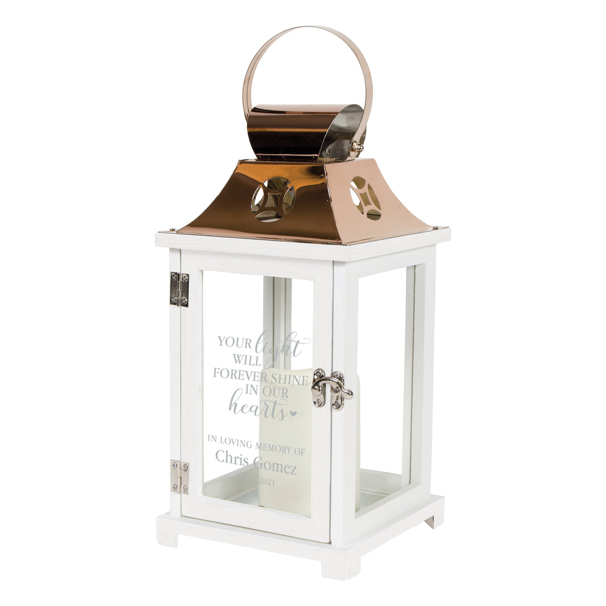 Your Light Will Shine Memorial Lantern