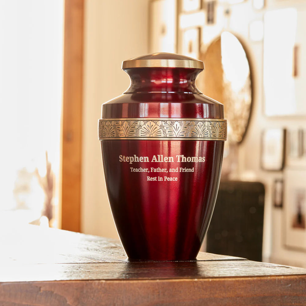 Athena Cremation Urn | Adult Ashes | Engravable