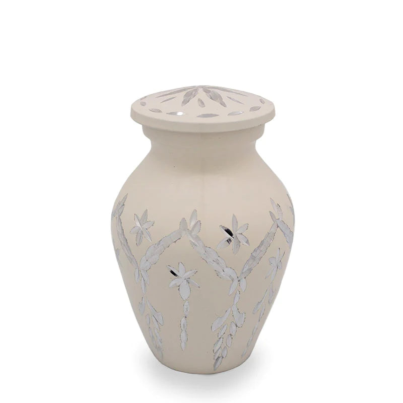 Garland Cremation Urn | Adult Ashes | Engravable