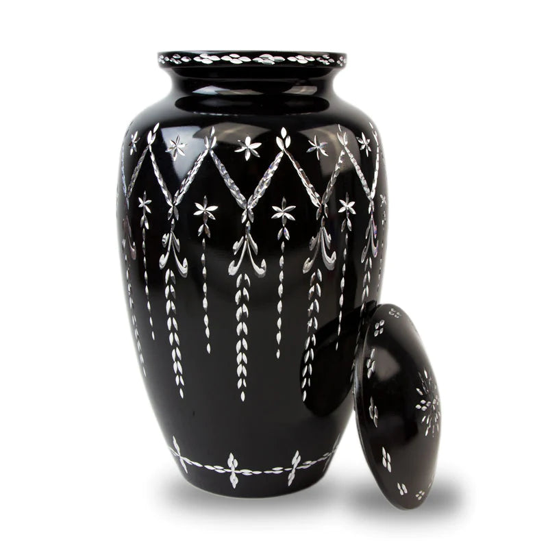 Garland Cremation Urn | Adult Ashes | Engravable