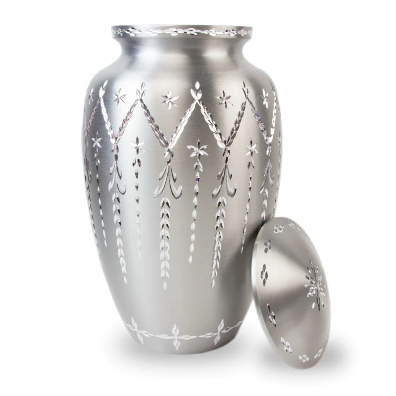 Garland Cremation Urn | Adult Ashes | Engravable