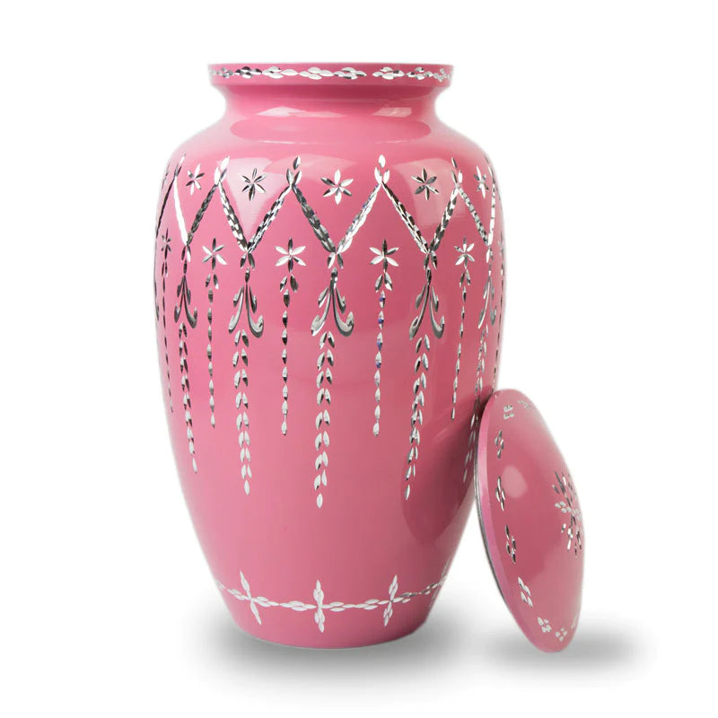 Garland Cremation Urn | Adult Ashes | Engravable