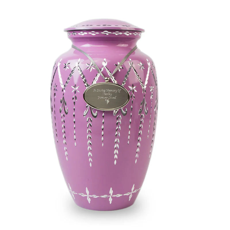 Garland Cremation Urn | Adult Ashes | Engravable