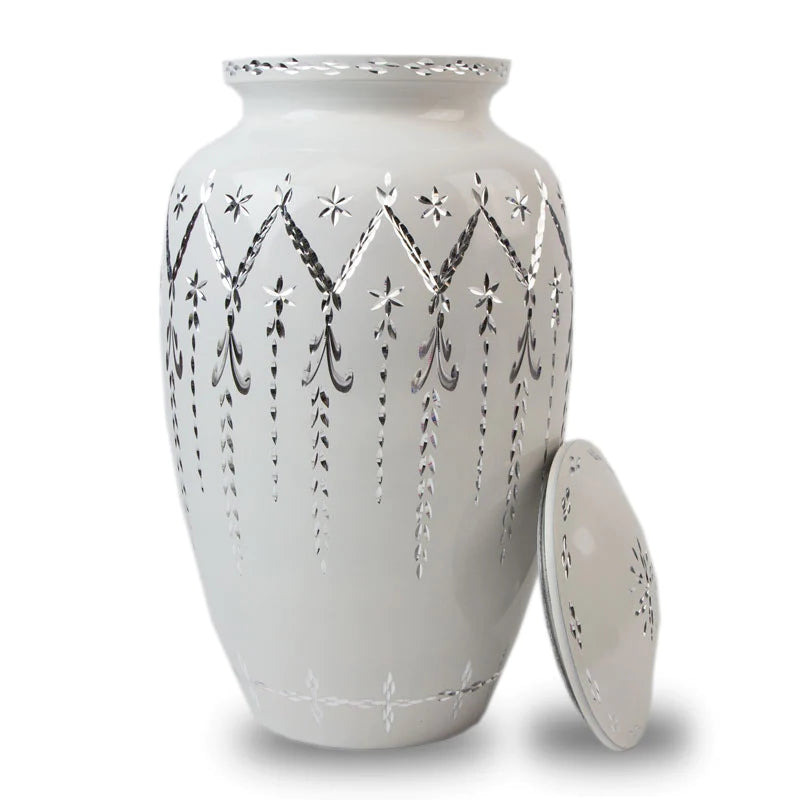 Garland Cremation Urn | Adult Ashes | Engravable