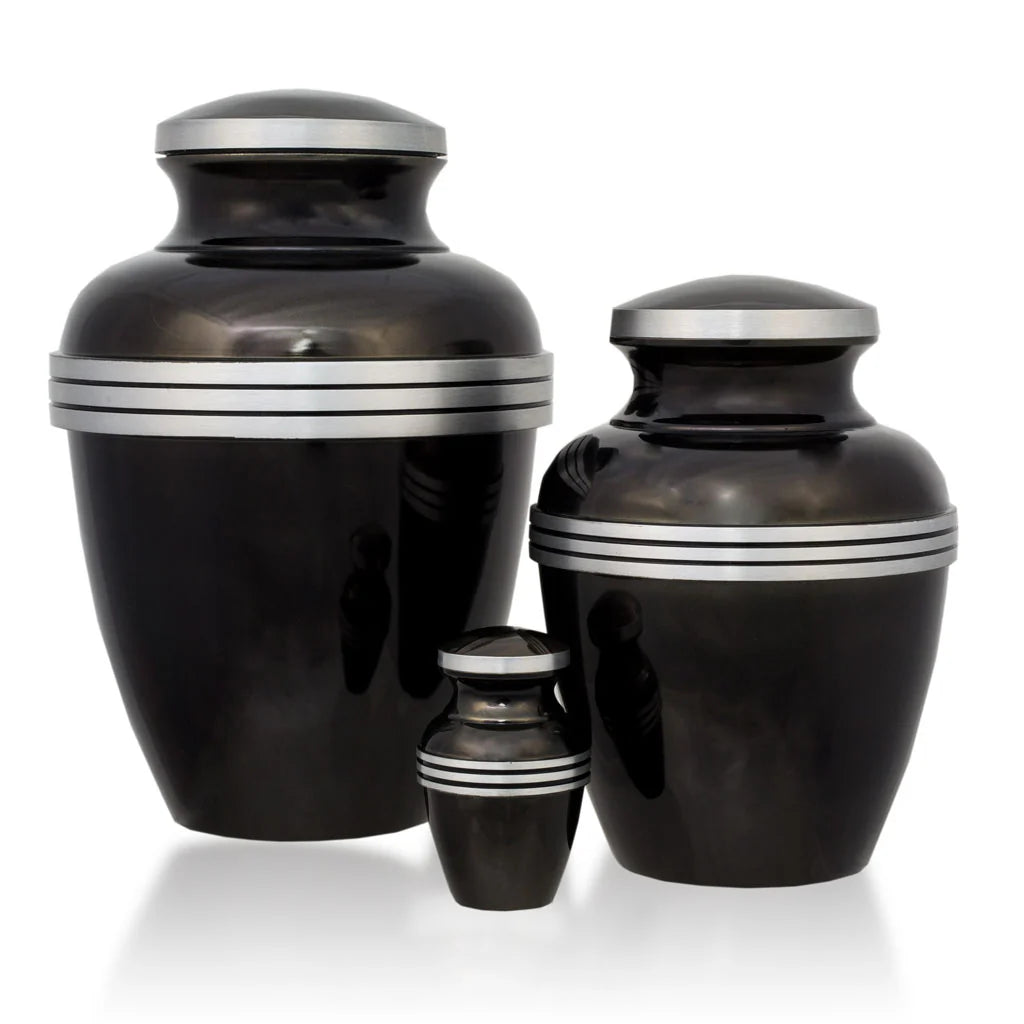 Harmonie Banded Cremation Urn | Adult Ashes | Engravable