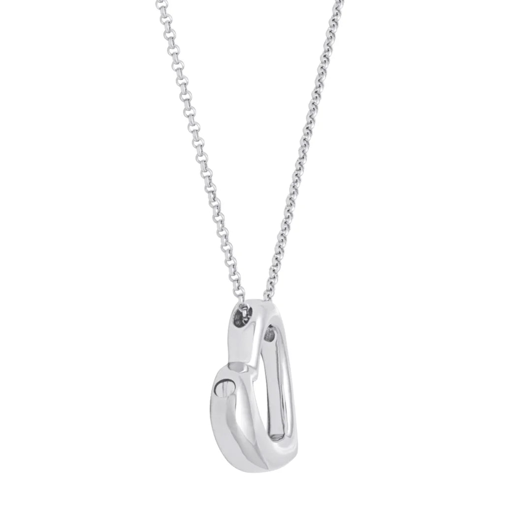 Open Heart Cremation Urn Necklace