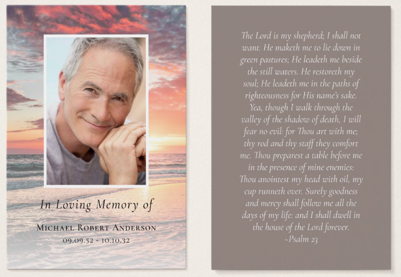 Photo Prayer Cards | 100 cards