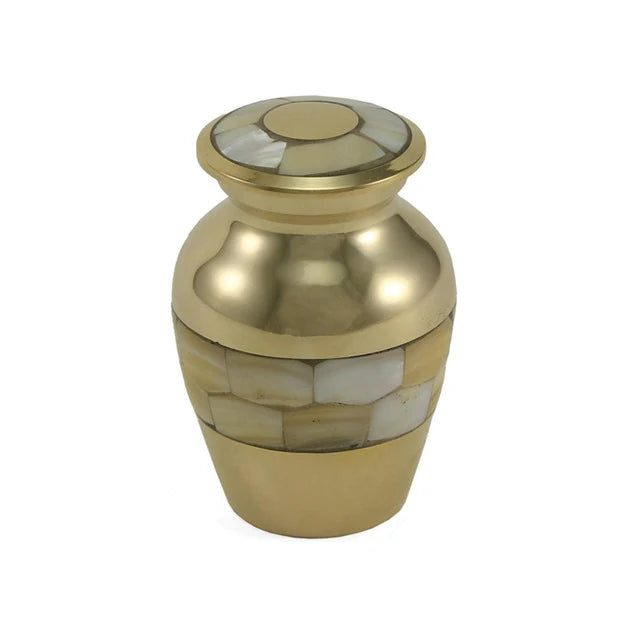 Mother of Pearls Cremation Urn | Adult Ashes | Engravable
