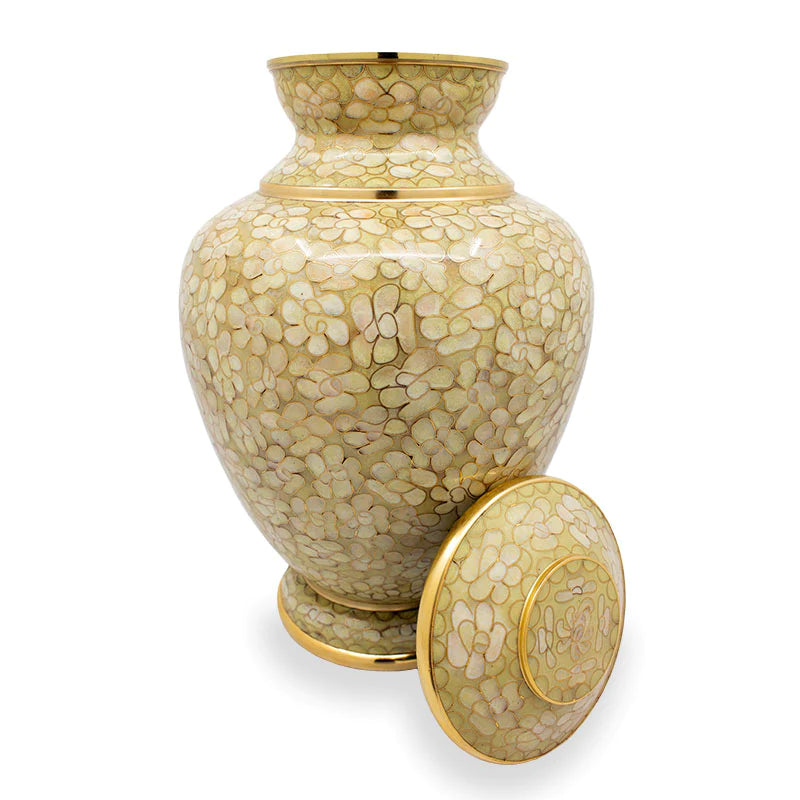 Opal Essence Enamel Cremation Urn