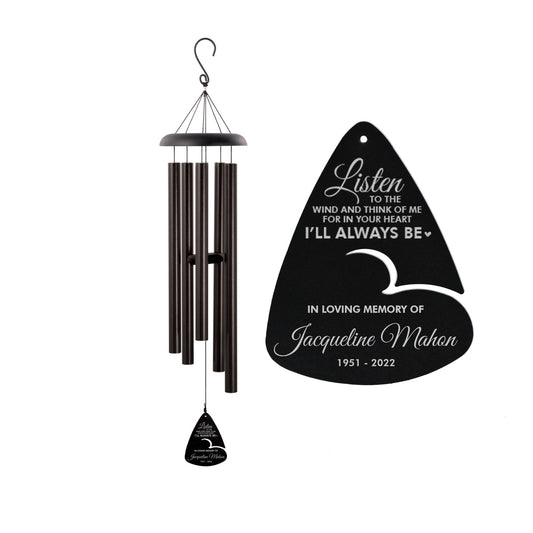 Personalized memorial wind chime