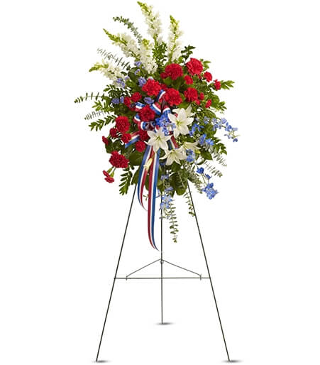 Standing Spray Funeral Flowers