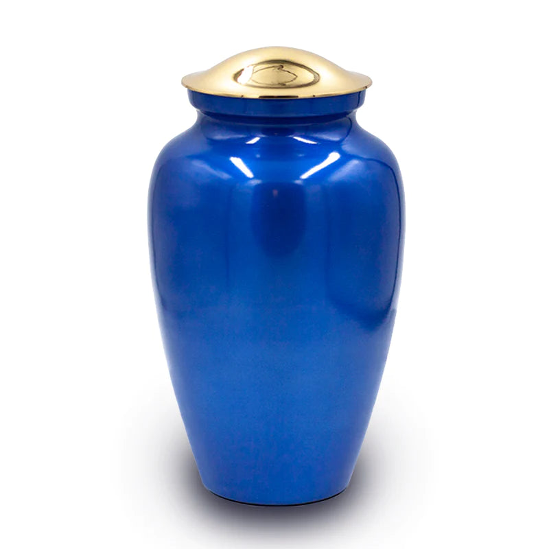 Blue Serenity Classic Cremation Urn