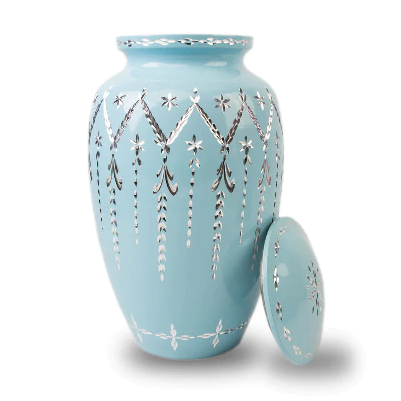 Blue with lid off