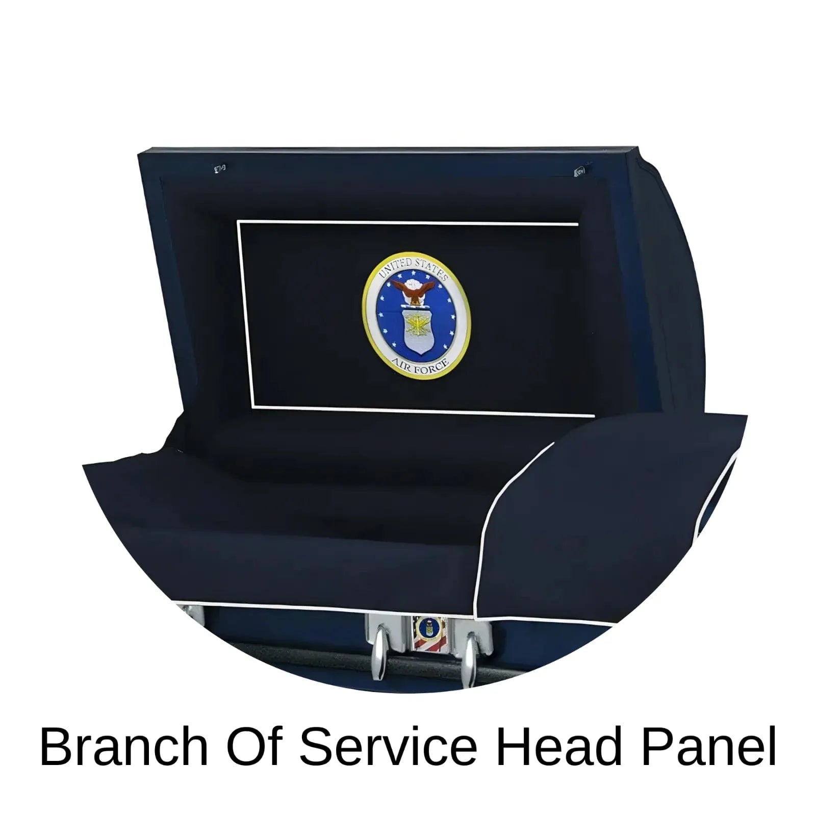 Air Force Casket with Branch of Service Head Panel