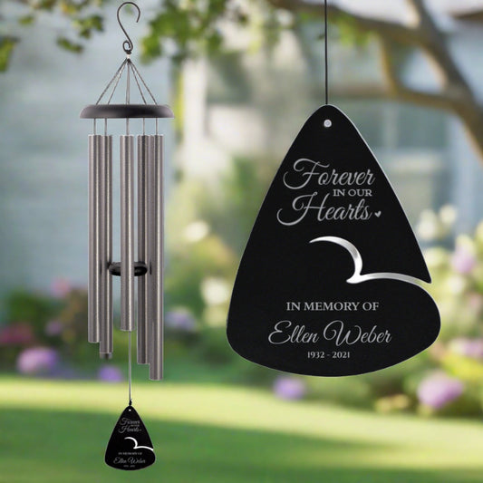 Forever in our Hearts | Personalized Memorial Wind Chime