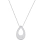 Hollow Teardrop Cremation Urn Necklace