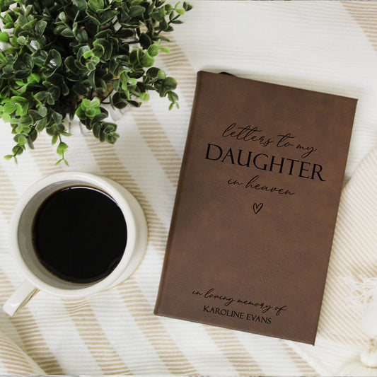 Letters to My Daughter in Heaven Grief Journal | Brown