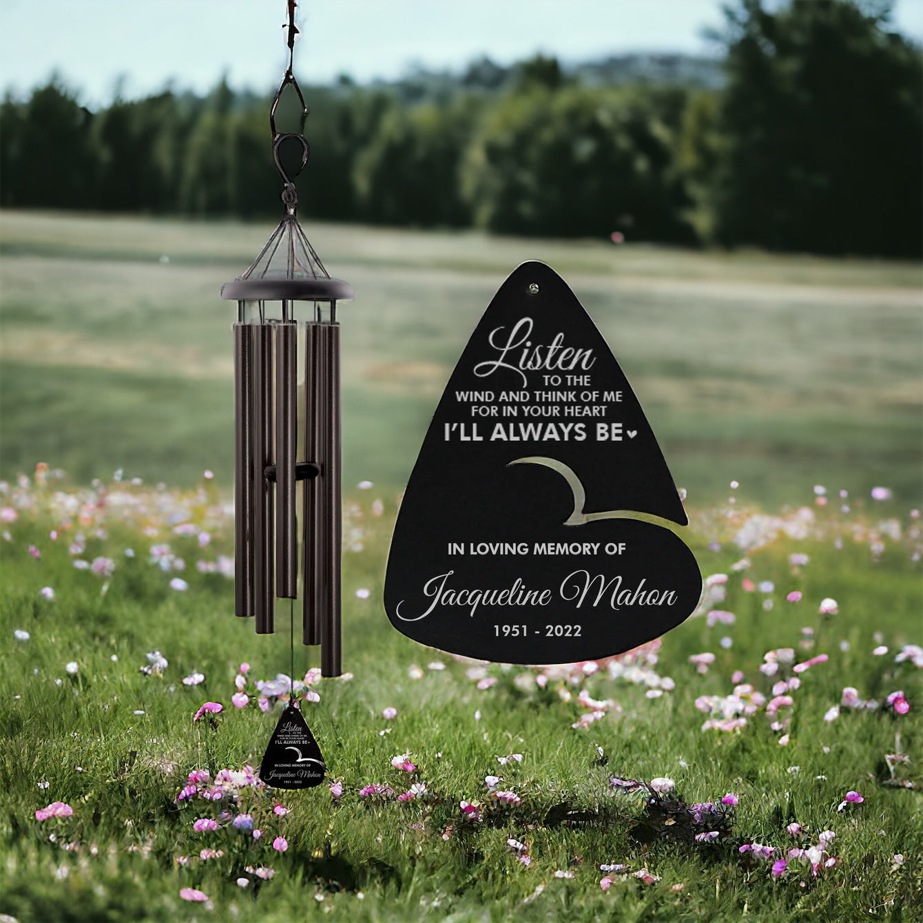 Listen to the Wind | Personalized Memorial Wind Chime