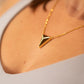 Pyramid Cremation Urn Necklace
