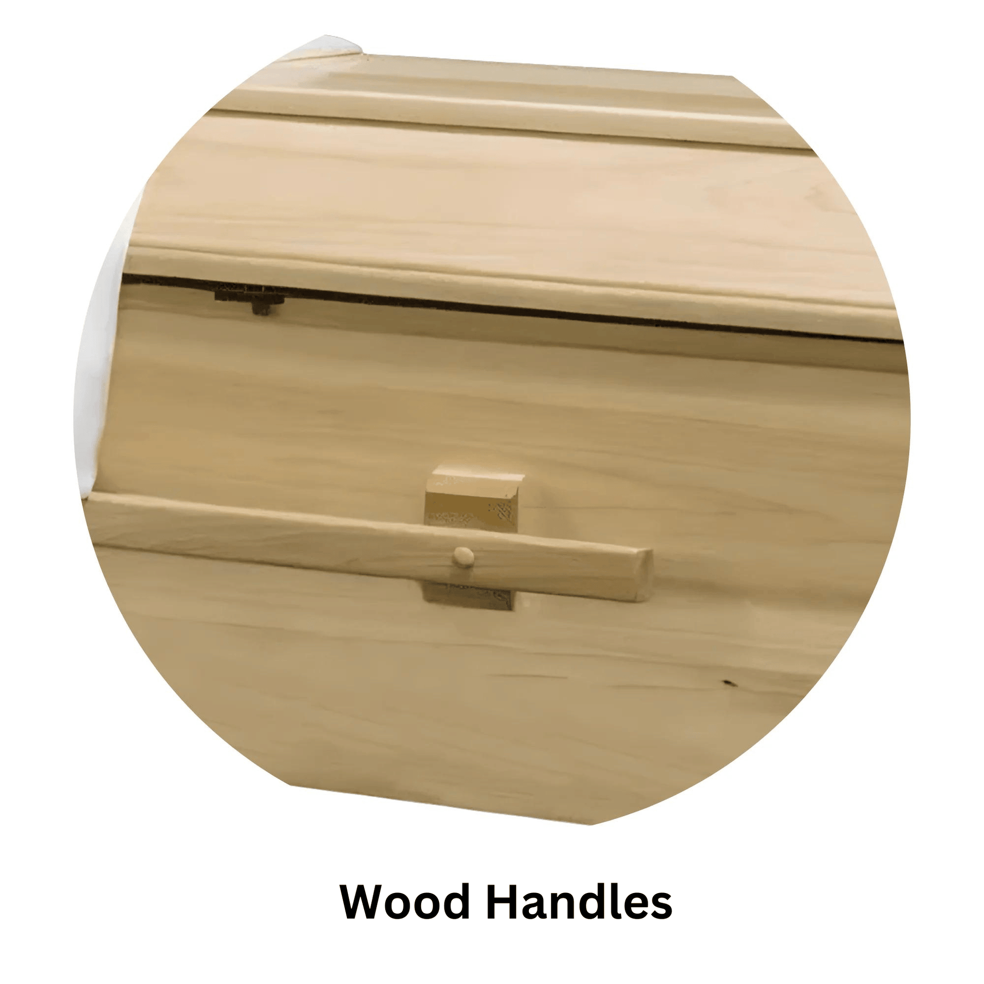 wood handle | Pine casket