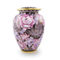 Pink Blush Blossom Cloisonne Cremation Urn