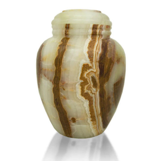 Saturn Marble Cremation Urn | Adult Ashes | Engravable