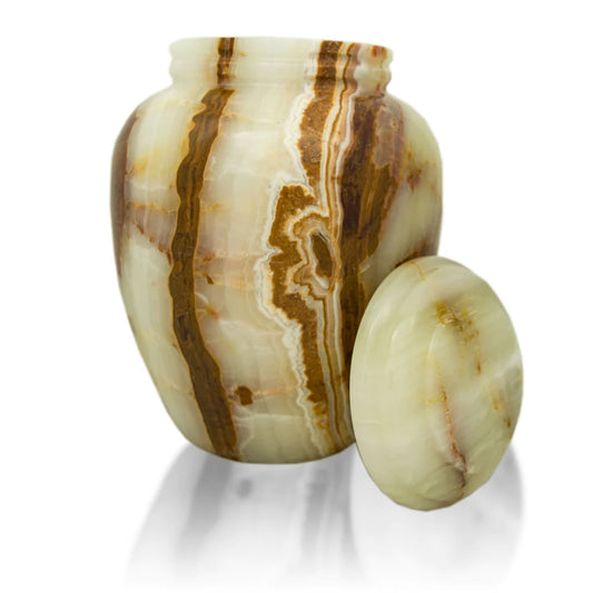 Saturn Marble Cremation Urn | Adult Ashes | Engravable
