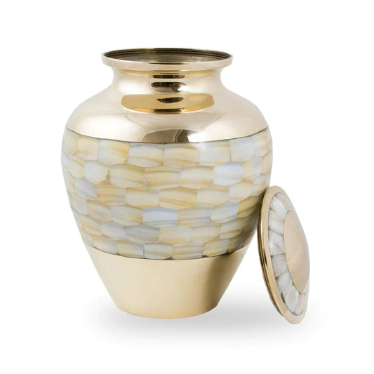 Mother of Pearls Cremation Urn 
