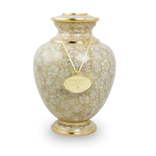 Opal Essence Enamel Cremation Urn