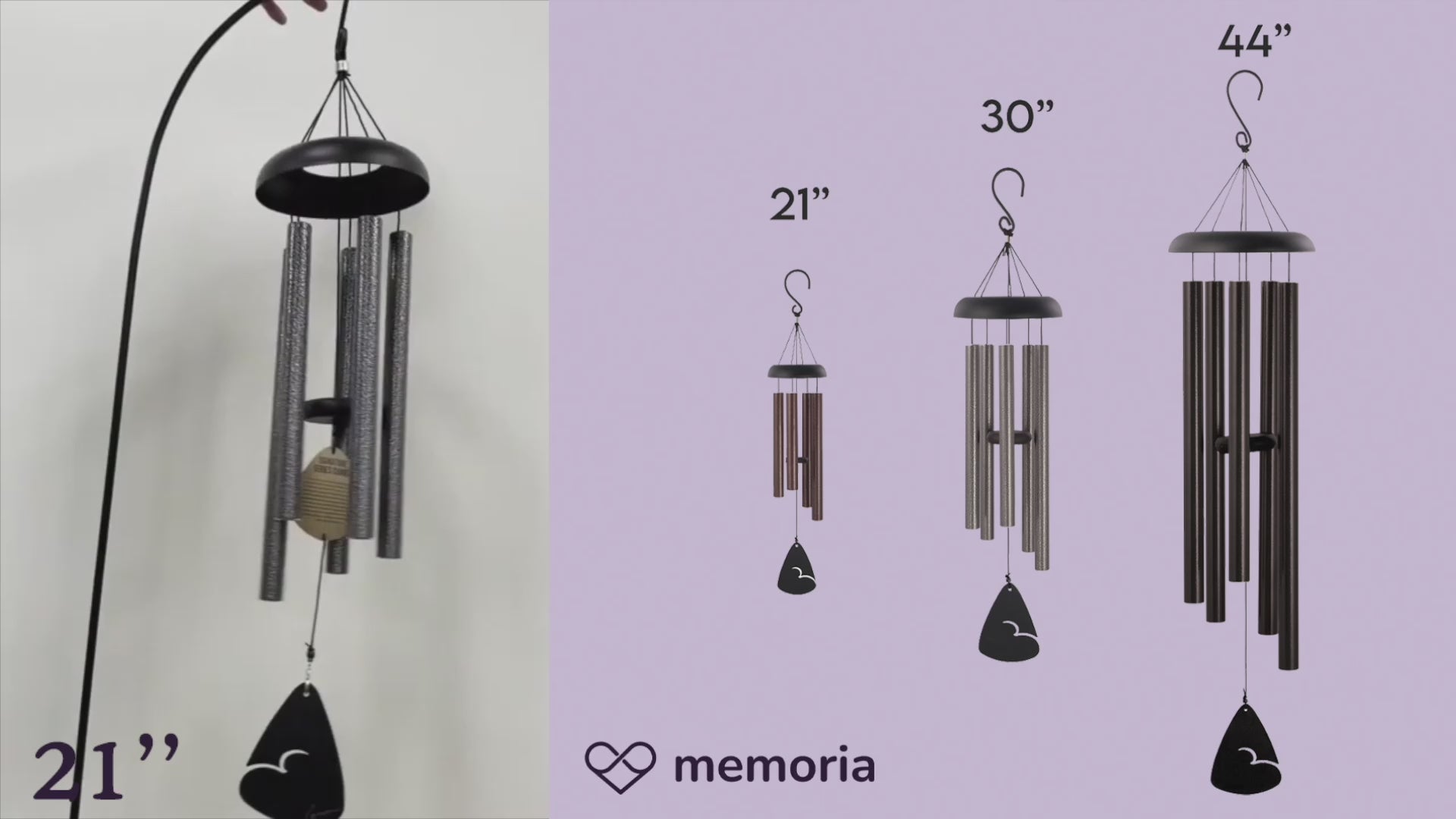 Personalized memorial wind chime