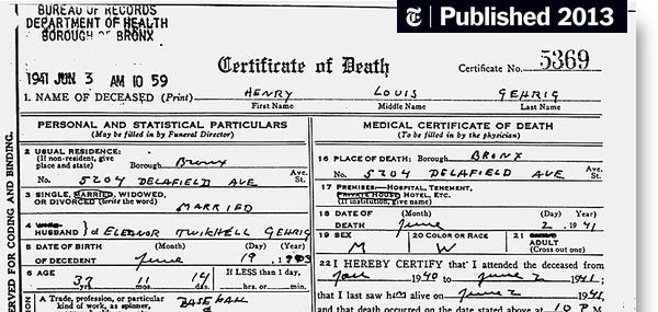 Death Certificate