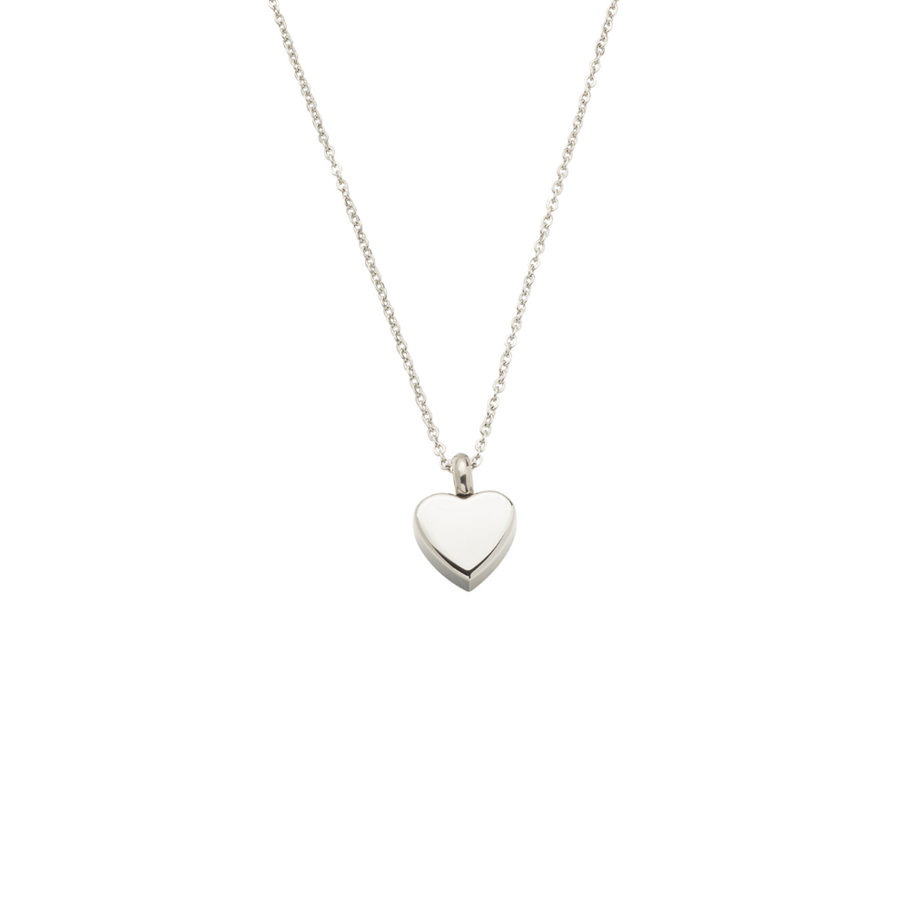 Silver Memorial Cremation Urn Necklace