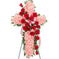 Funeral Cross Flowers