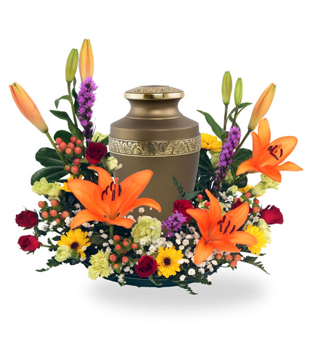 Cremation Flower Urn Arrangement