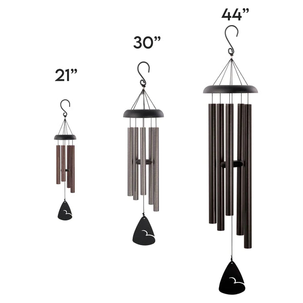 Personalized Memorial Wind Chime Size Chart