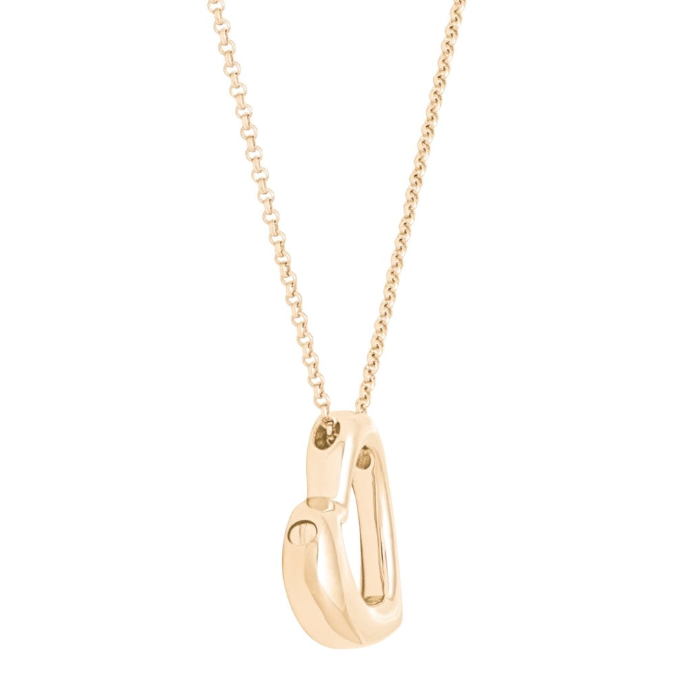 Gold Memorial Cremation Urn Necklace