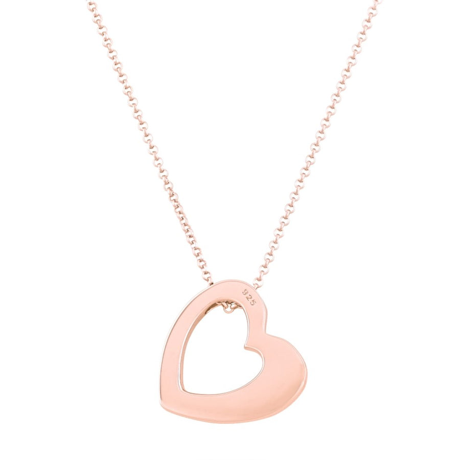 Rose Gold Memorial Cremation Urn Necklace