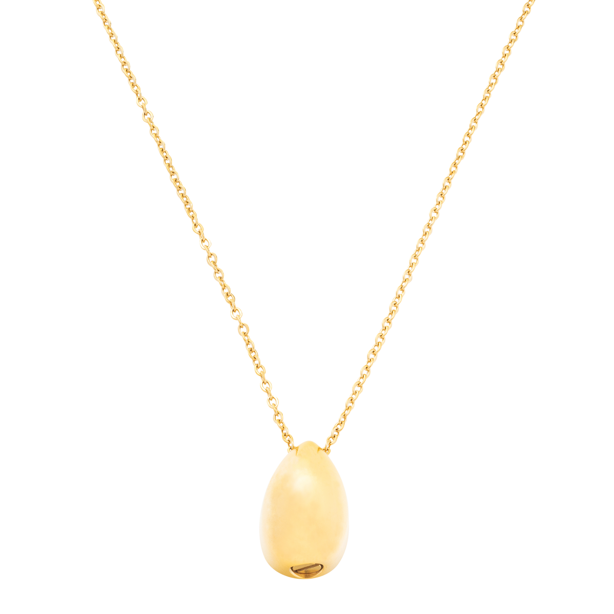 Gold Memorial Cremation Urn Necklace